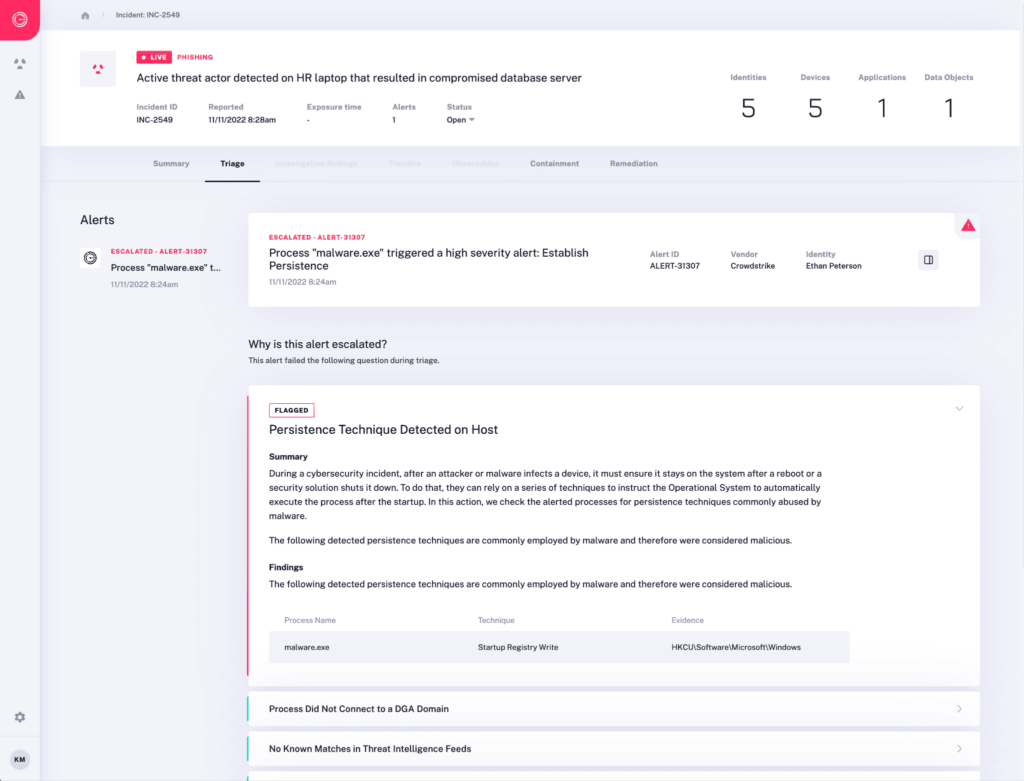 Automated, AI-based triage